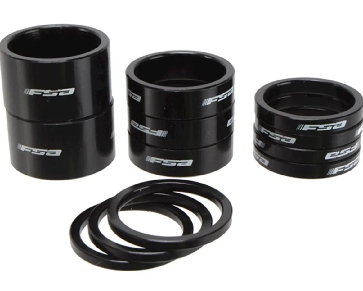 Full Speed Ahead Assorted Headset Spacer Kit (1-1/8") (12)