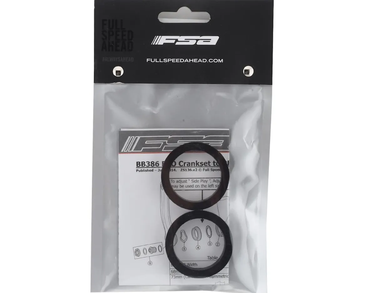 Full Speed Ahead BB30/PF30 To 386 EVO Adapter (Black) (86.5mm)