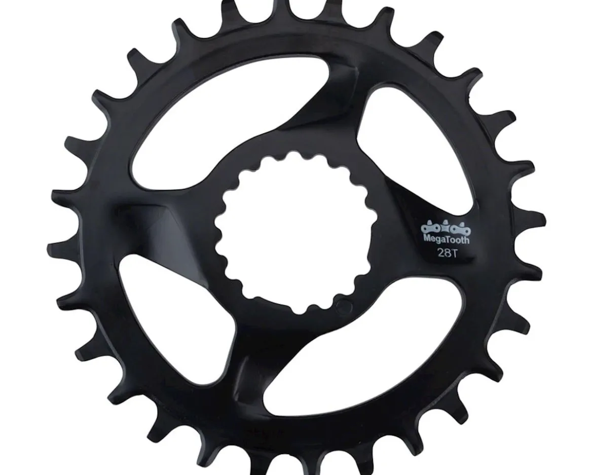 Full Speed Ahead Comet Direct Mount Megatooth Chainring (Black) (1 x 11 Speed) (Single) (28T) (0mm Offset)