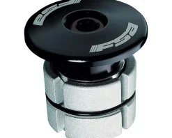 Full Speed Ahead Compressor Expander Plug & Top Cap (Black) (1-1/8")