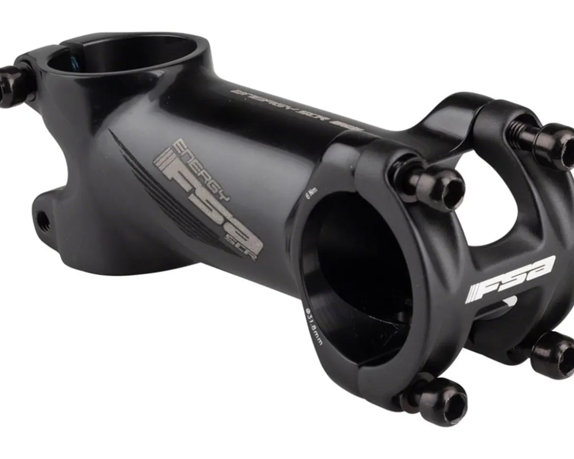 Full Speed Ahead Energy SCR Stem (Black/Grey) (31.8mm Clamp) (80mm) (6°)