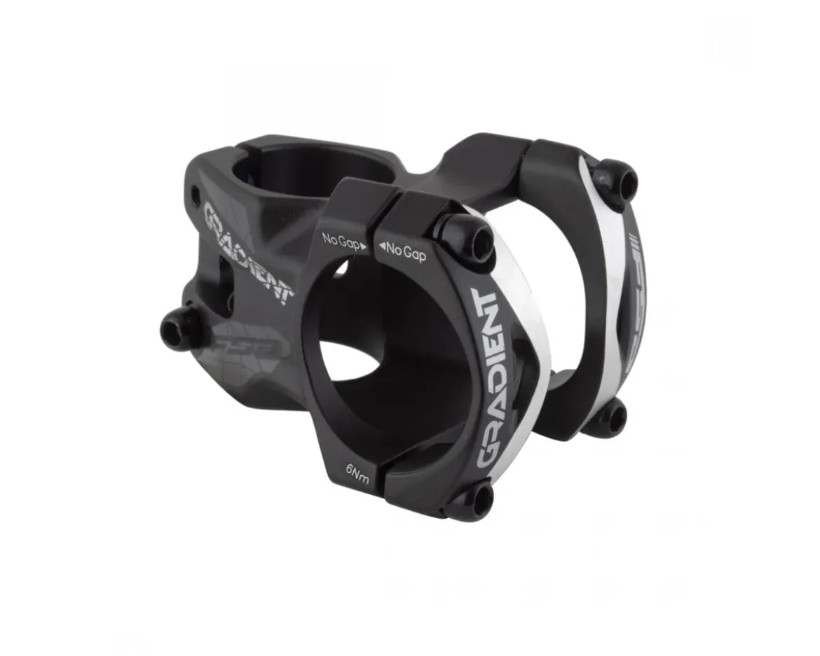 Full Speed Ahead Gradient MTB Stem (Black) (35mm Clamp) (35mm) (6°)