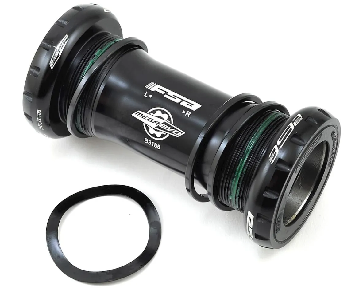 Full Speed Ahead MegaEVO 392 Bottom Bracket (Black) (BSA) (73mm)