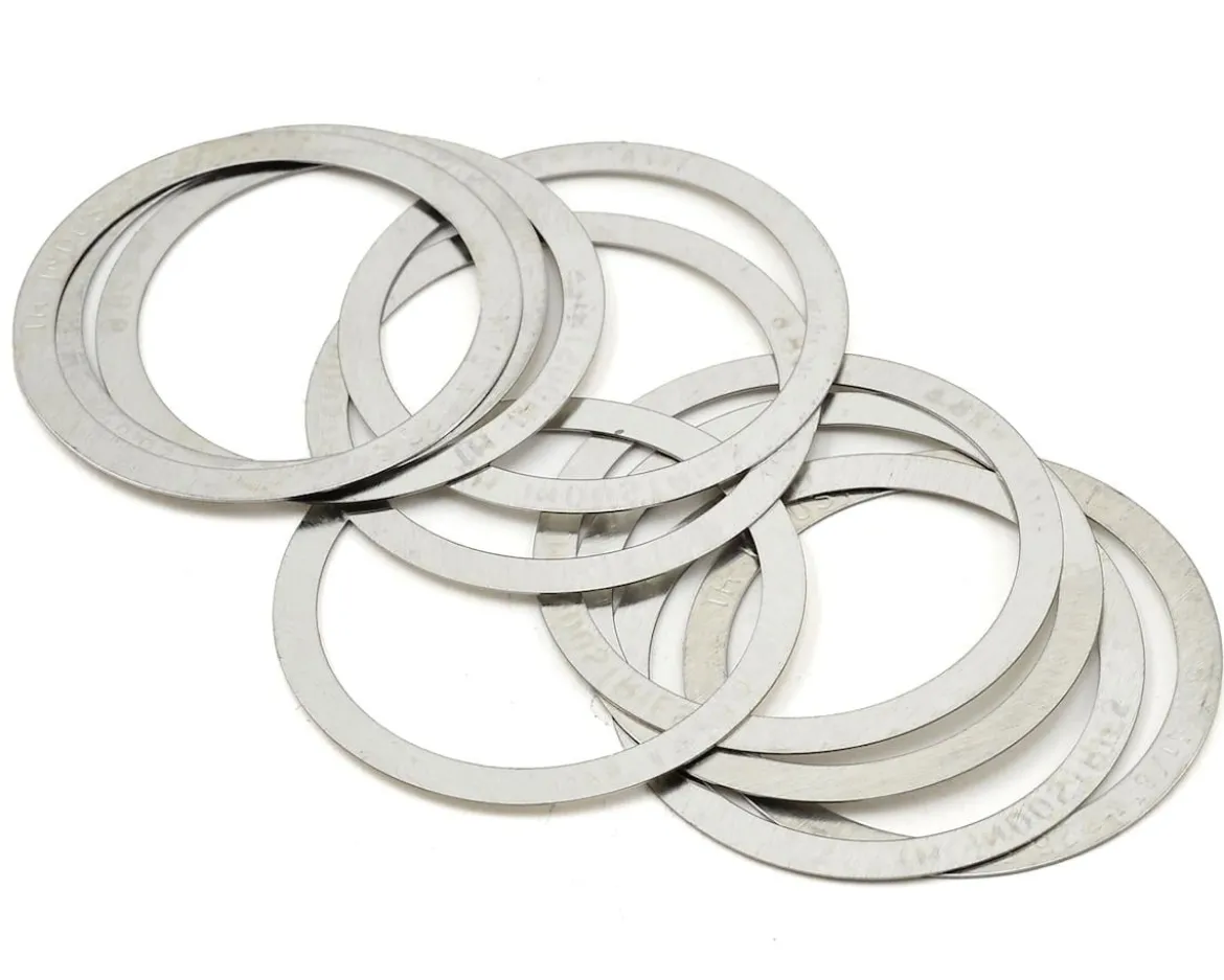Full Speed Ahead Micro Headset Spacers (Silver) (1-1/8") (10) (0.25mm)