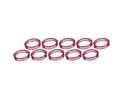 Full Speed Ahead PolyCarbonate Headset Spacers (Pink) (1-1/8") (10) (5mm)