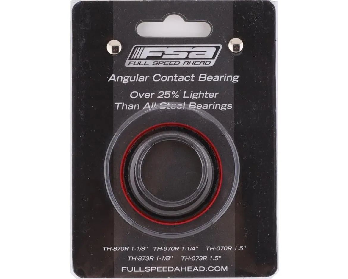 Full Speed Ahead Super Light Angular Cartridge Bearing (Red) (Orbit CE/No.8) (45 x 45) (1-1/8")