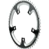 Full Speed Ahead Super Road Chainrings (Black/Silver) (2 x 10/11 Speed) (Outer) (130mm BCD) (53T)