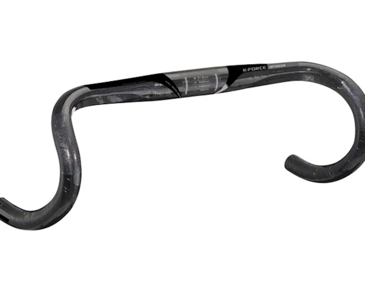 Full Speed Ahead K-Force Compact Carbon Handlebar (Black) (31.8mm) (40cm)
