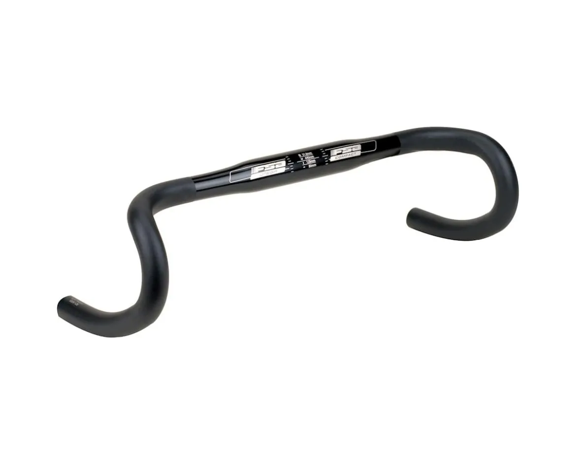 Full Speed Ahead Omega Compact Alloy Handlebar (Black) (31.8mm) (40cm)