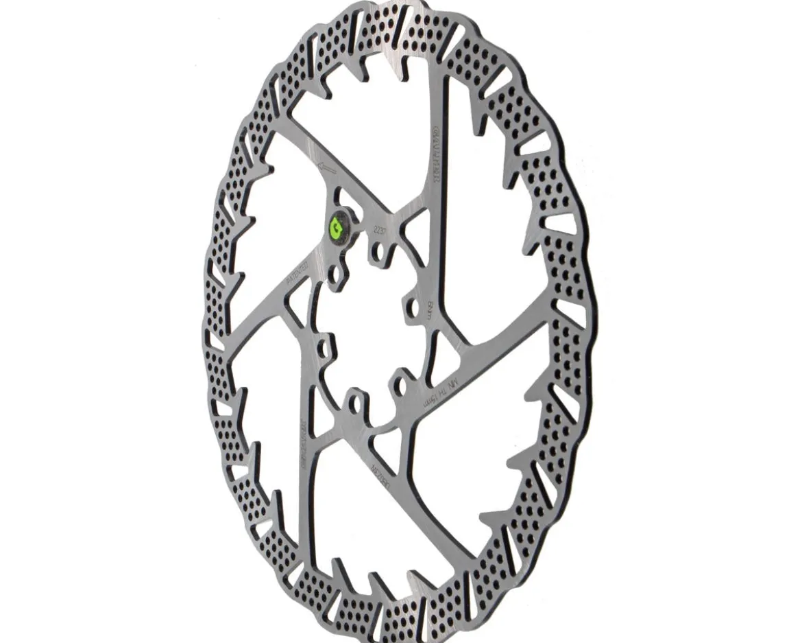 Galfer Shark Disc Brake Rotor (Silver) (6-Bolt) (160mm)