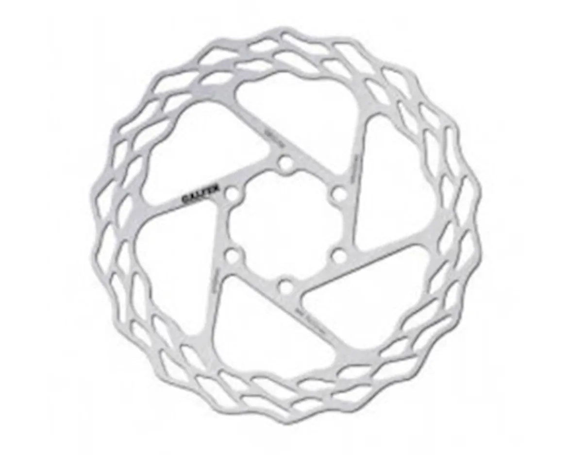 Galfer Wave Road Disc Brake Rotor (Silver) (6-Bolt) (160mm)