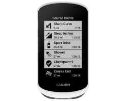 Garmin Edge Explore 2 GPS Cycling Computer Power Mount Bundle (White)