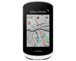 Garmin Edge Explore 2 GPS Cycling Computer Power Mount Bundle (White)