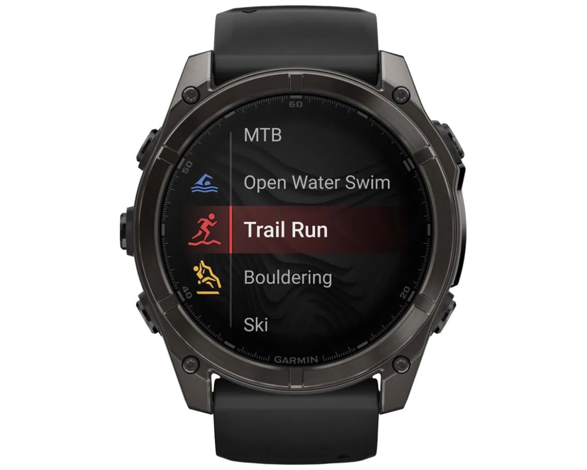 Garmin fenix 8 AMOLED Watch (Carbon Grey DLC Titanium) (51mm)