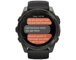 Garmin fenix 8 AMOLED Watch (Carbon Grey DLC Titanium) (51mm)