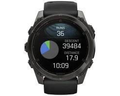 Garmin fenix 8 AMOLED Watch (Carbon Grey DLC Titanium) (51mm)
