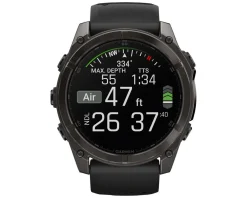 Garmin fenix 8 AMOLED Watch (Carbon Grey DLC Titanium) (51mm)