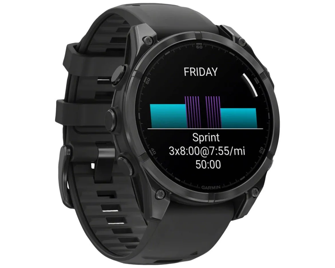 Garmin fenix 8 GPS Smartwatch (Slate Grey/Black) (47mm Case)