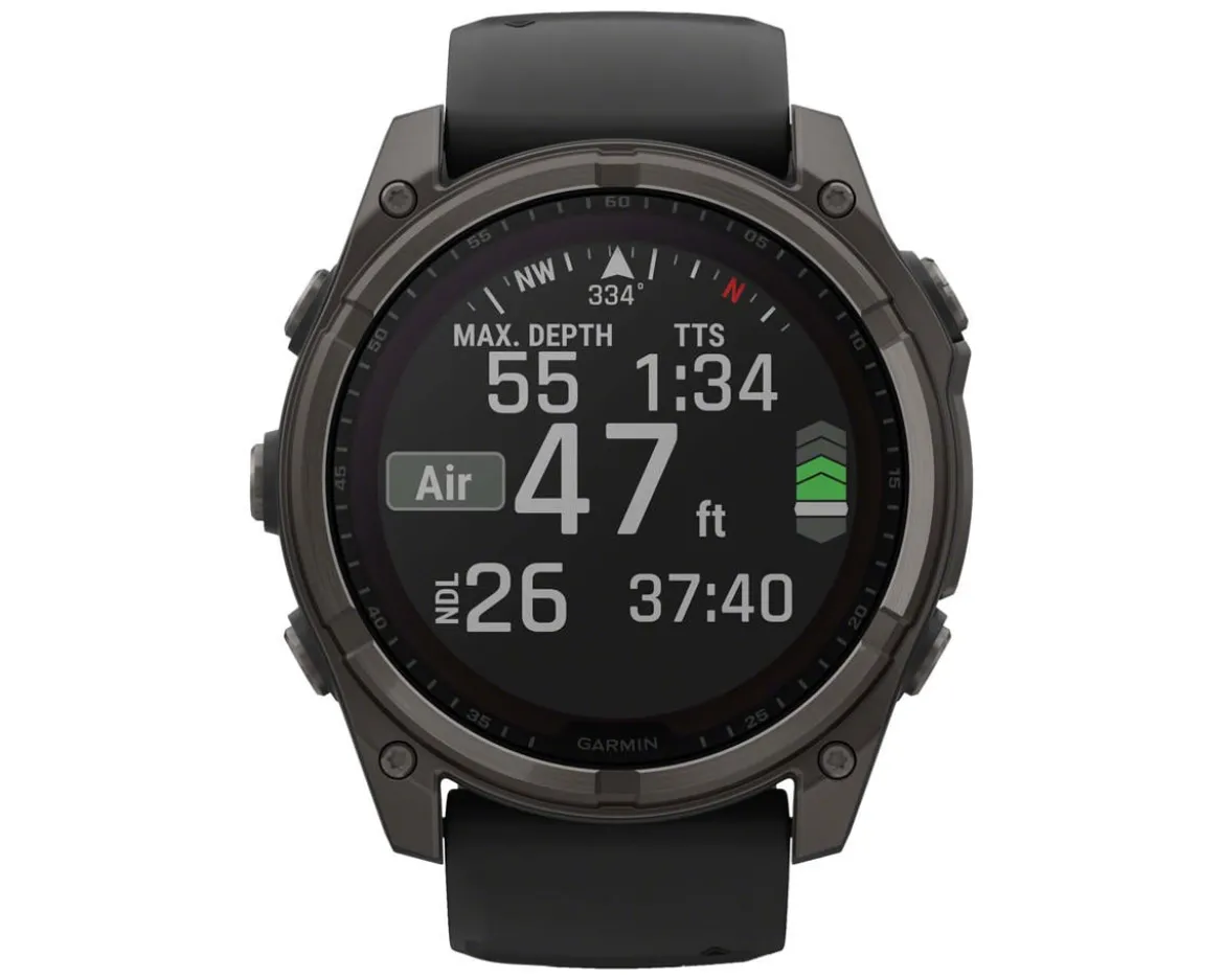 Garmin fenix 8 Sapphire Solar (Carbon Grey DLC) (51mm)