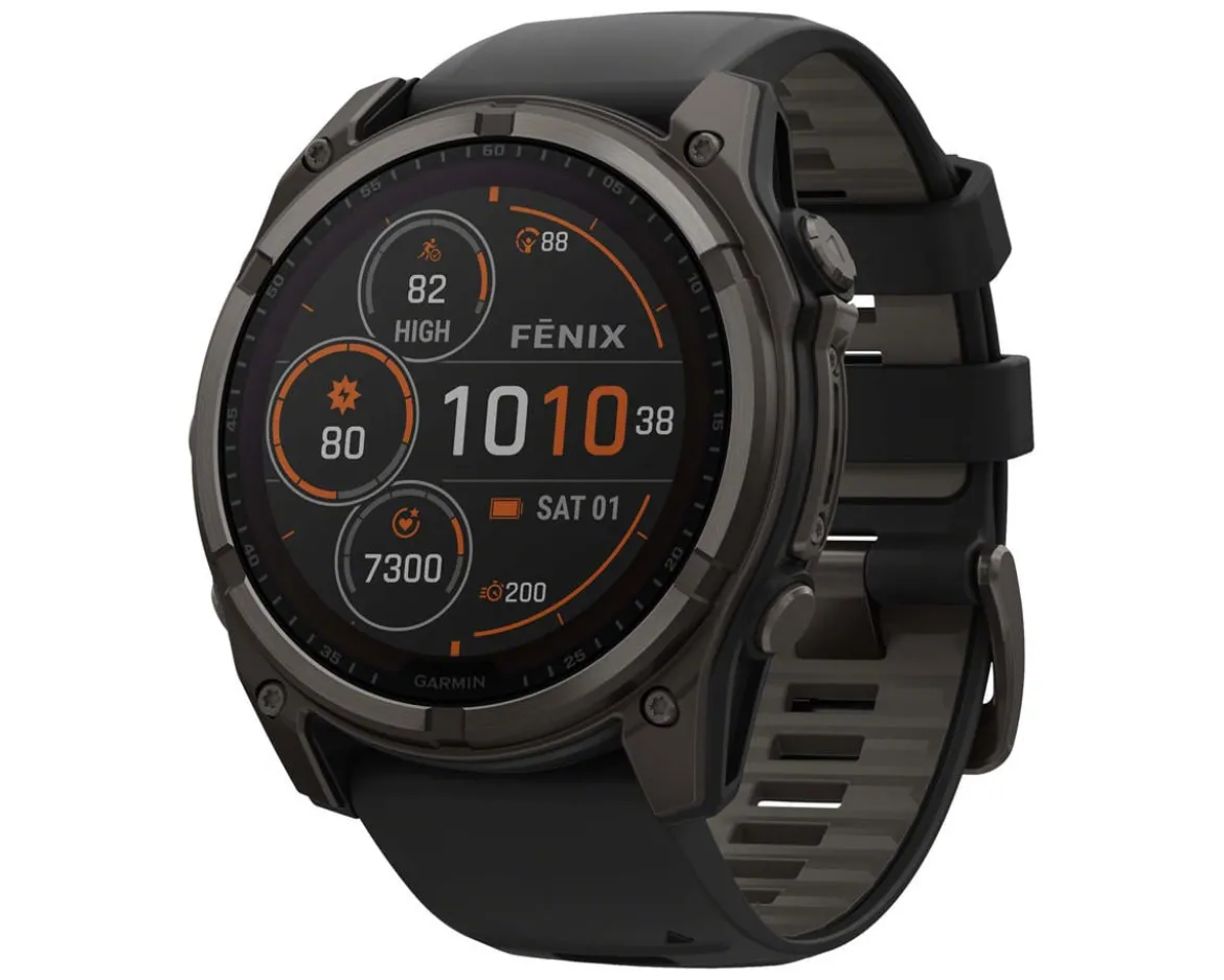 Garmin fenix 8 Sapphire Solar (Carbon Grey DLC) (51mm)