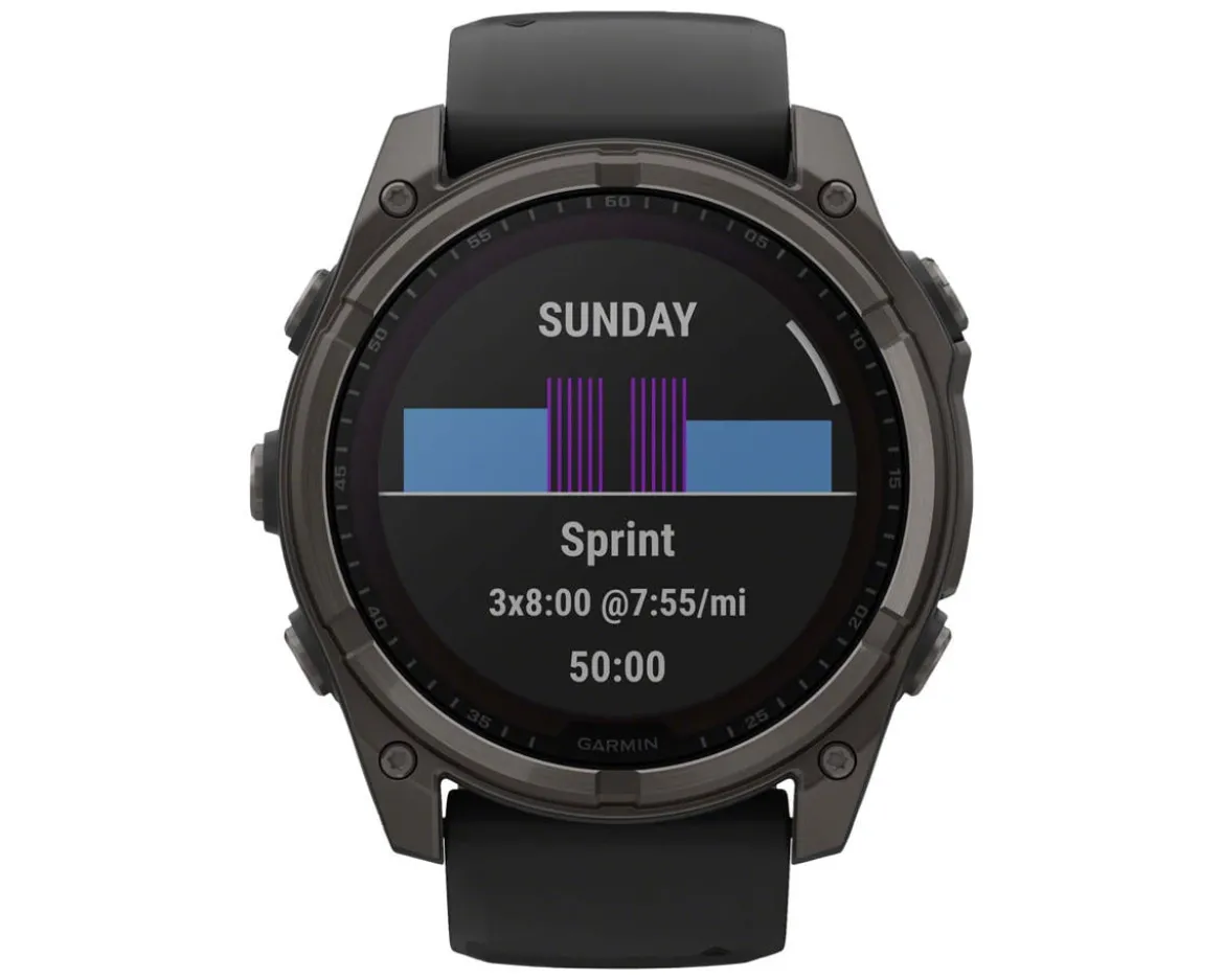 Garmin fenix 8 Sapphire Solar (Carbon Grey DLC) (51mm)