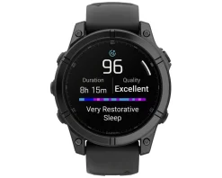 Garmin fenix E GPS Smartwatch (Slate Grey Steel/Black) (47mm Case) (AMOLED Display)