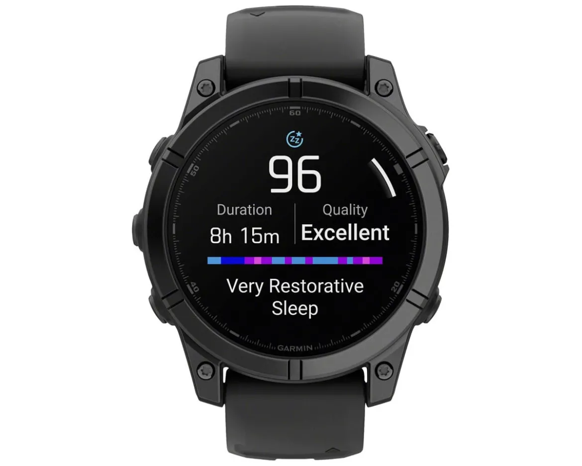 Garmin fenix E GPS Smartwatch (Slate Grey Steel/Black) (47mm Case) (AMOLED Display)