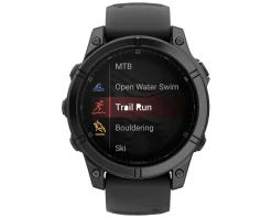Garmin fenix E GPS Smartwatch (Slate Grey Steel/Black) (47mm Case) (AMOLED Display)