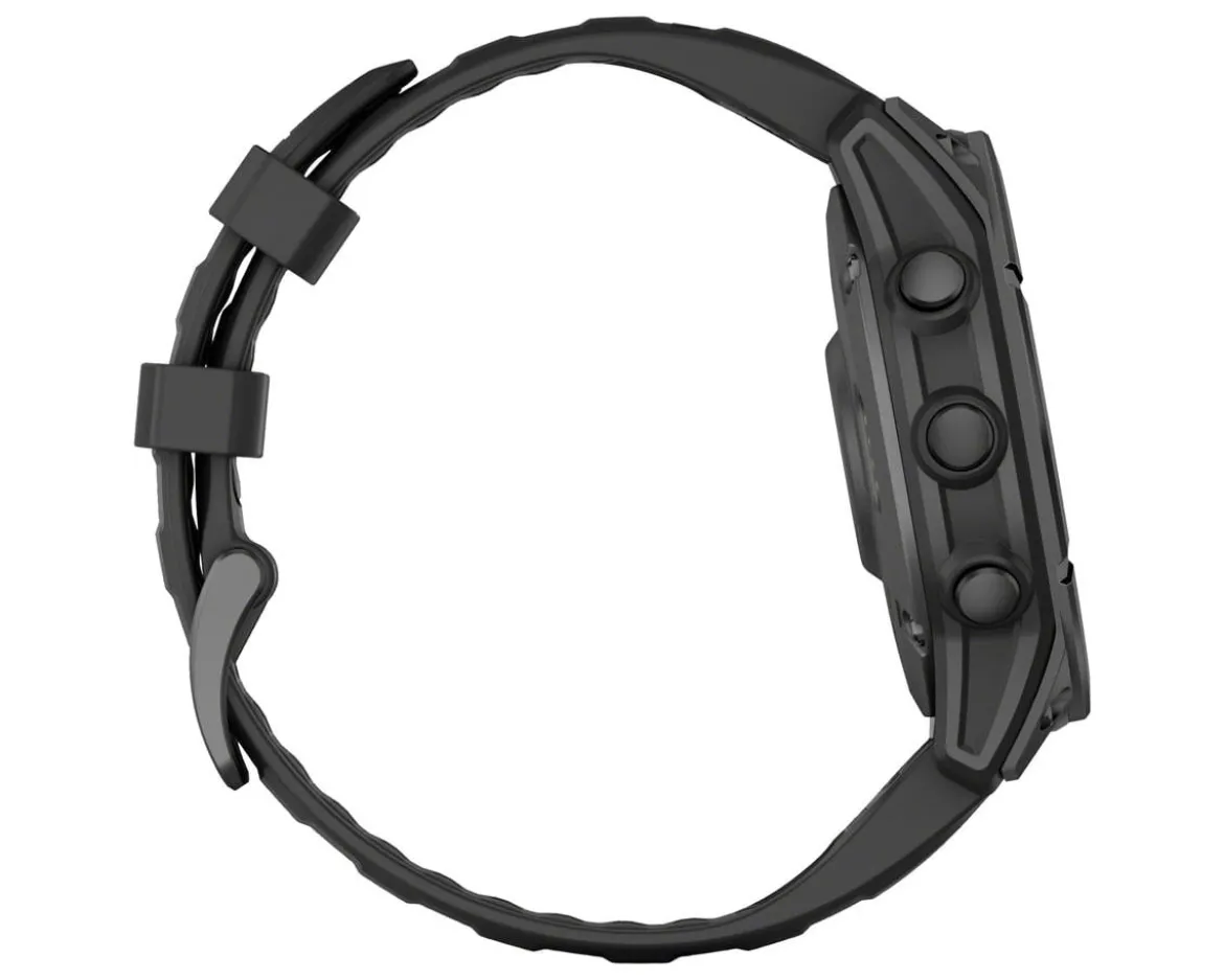 Garmin fenix E GPS Smartwatch (Slate Grey Steel/Black) (47mm Case) (AMOLED Display)