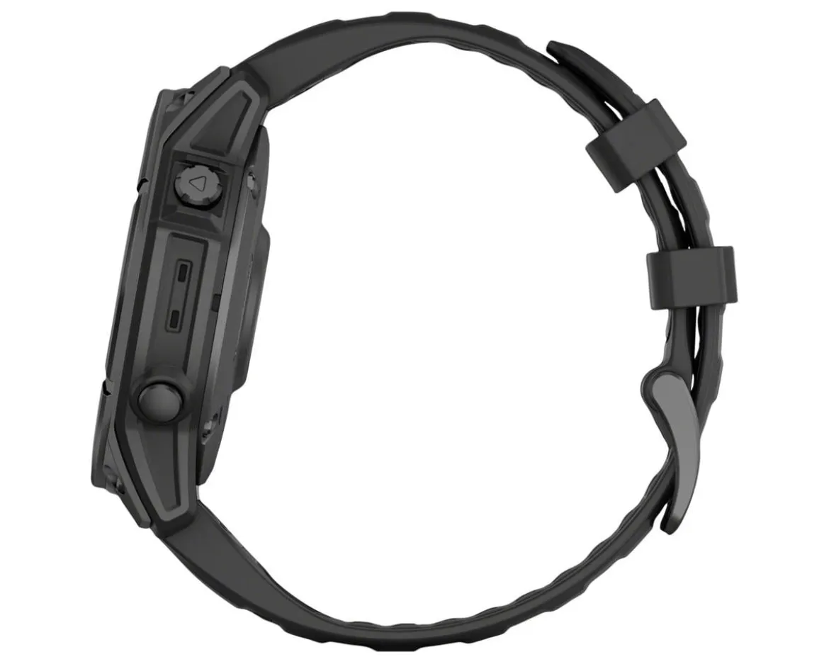 Garmin fenix E GPS Smartwatch (Slate Grey Steel/Black) (47mm Case) (AMOLED Display)