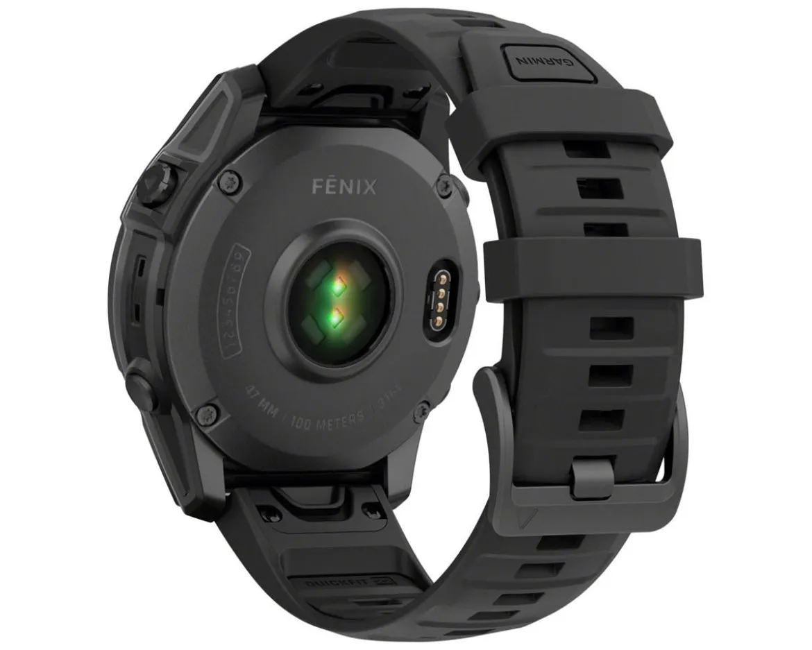 Garmin fenix E GPS Smartwatch (Slate Grey Steel/Black) (47mm Case) (AMOLED Display)