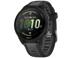 Garmin Forerunner 165 GPS Smartwatch (Black/Slate Gray) (AMOLED Display)