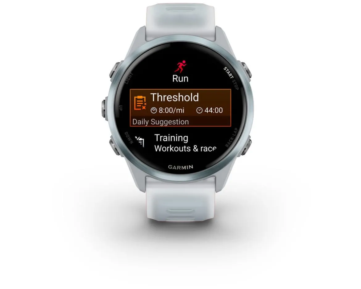Garmin Forerunner 570 Smartwatch (Whitestone/Cloud Blue ) (42mm)
