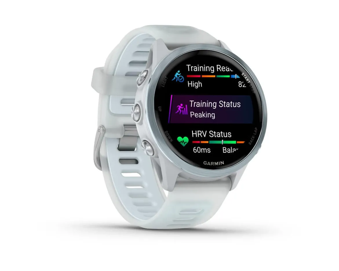 Garmin Forerunner 570 Smartwatch (Whitestone/Cloud Blue ) (42mm)