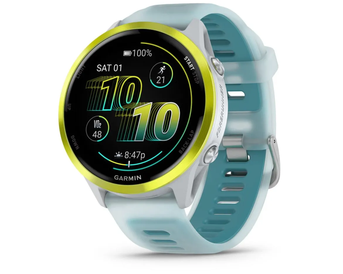 Garmin Forerunner 570 Smartwatch (Whitestone/Amp Yellow) (47mm)