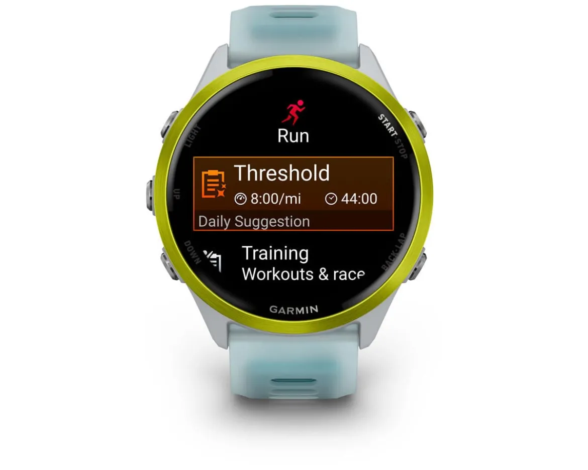 Garmin Forerunner 570 Smartwatch (Whitestone/Amp Yellow) (47mm)