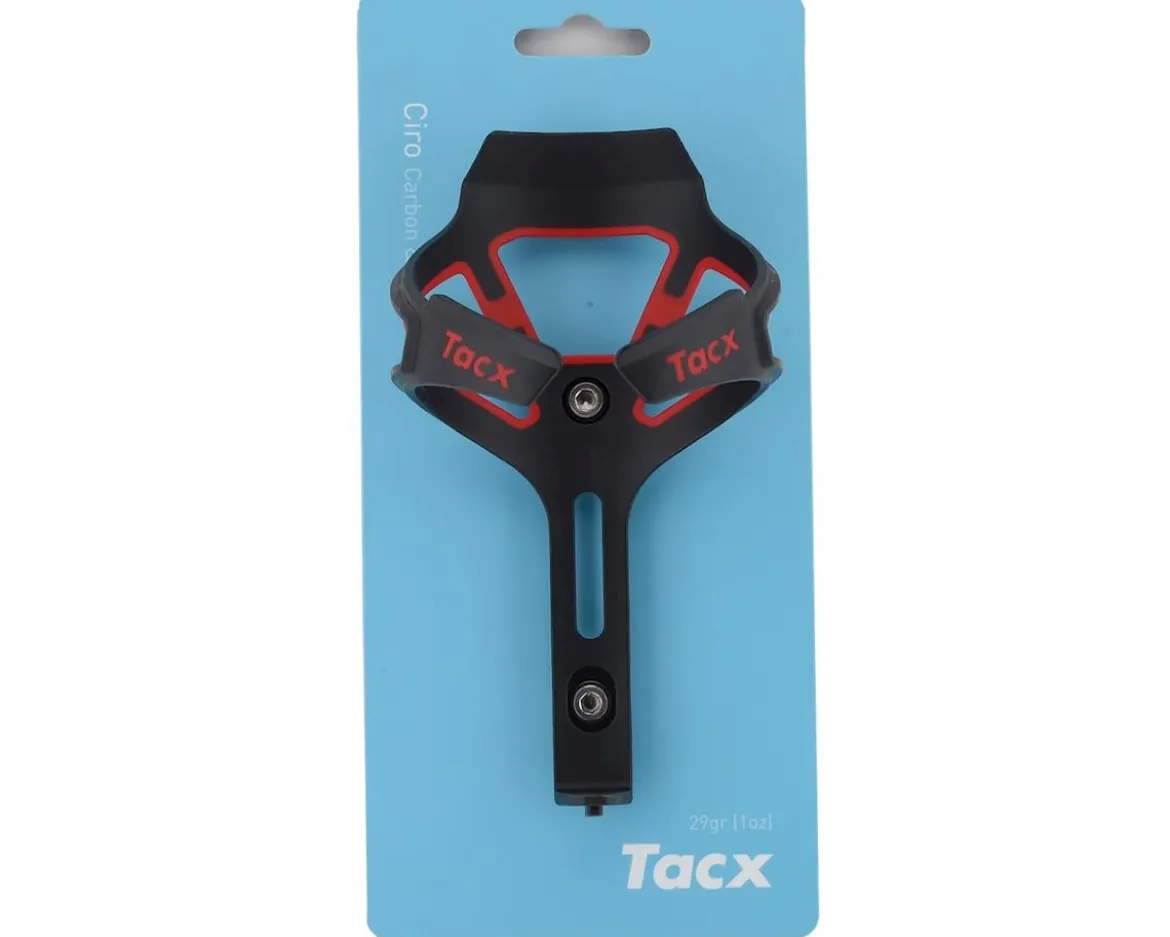 Garmin Tacx Ciro Carbon Water Bottle Cage (Matte Red)