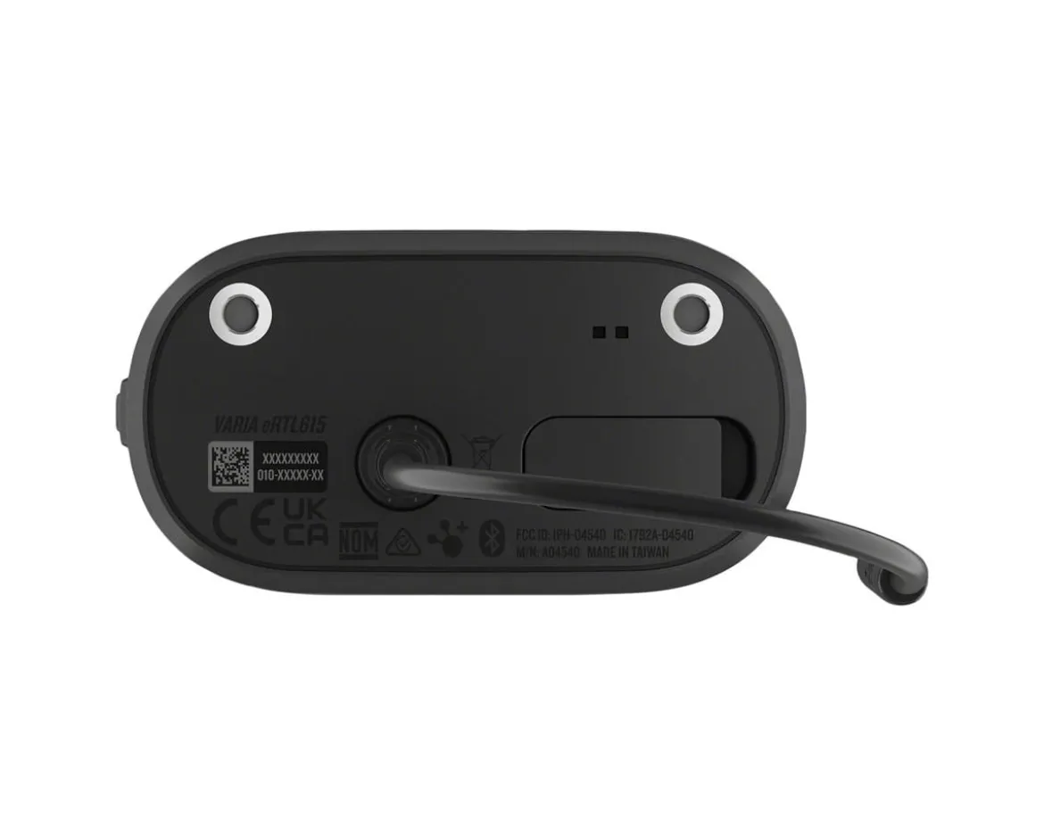 Garmin Varia eRTL615 Rearview Radar Tail Light (Black) (65 Lumens) (For E-Bikes)