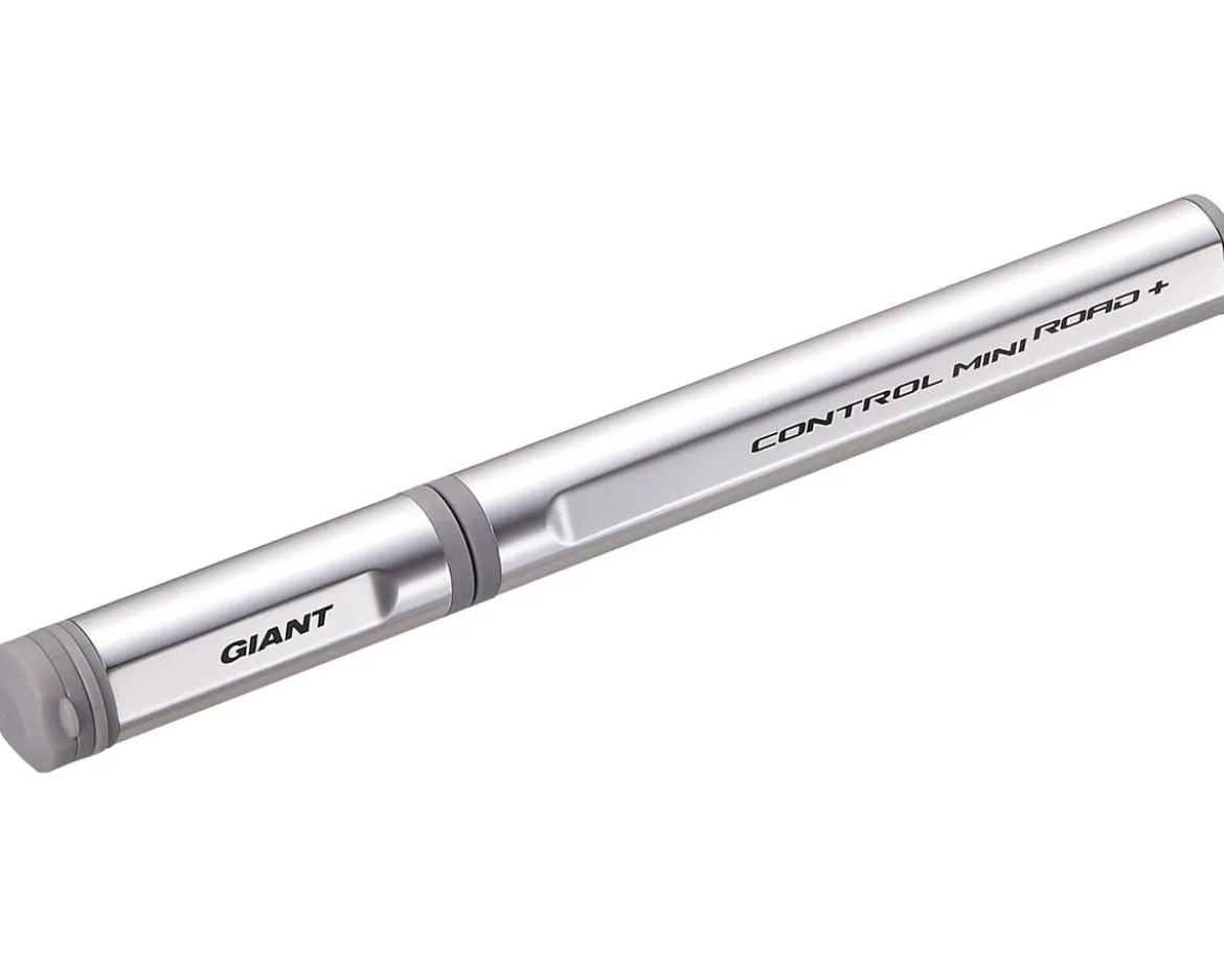Giant Control Mini Road+ Bike Pump (Silver)