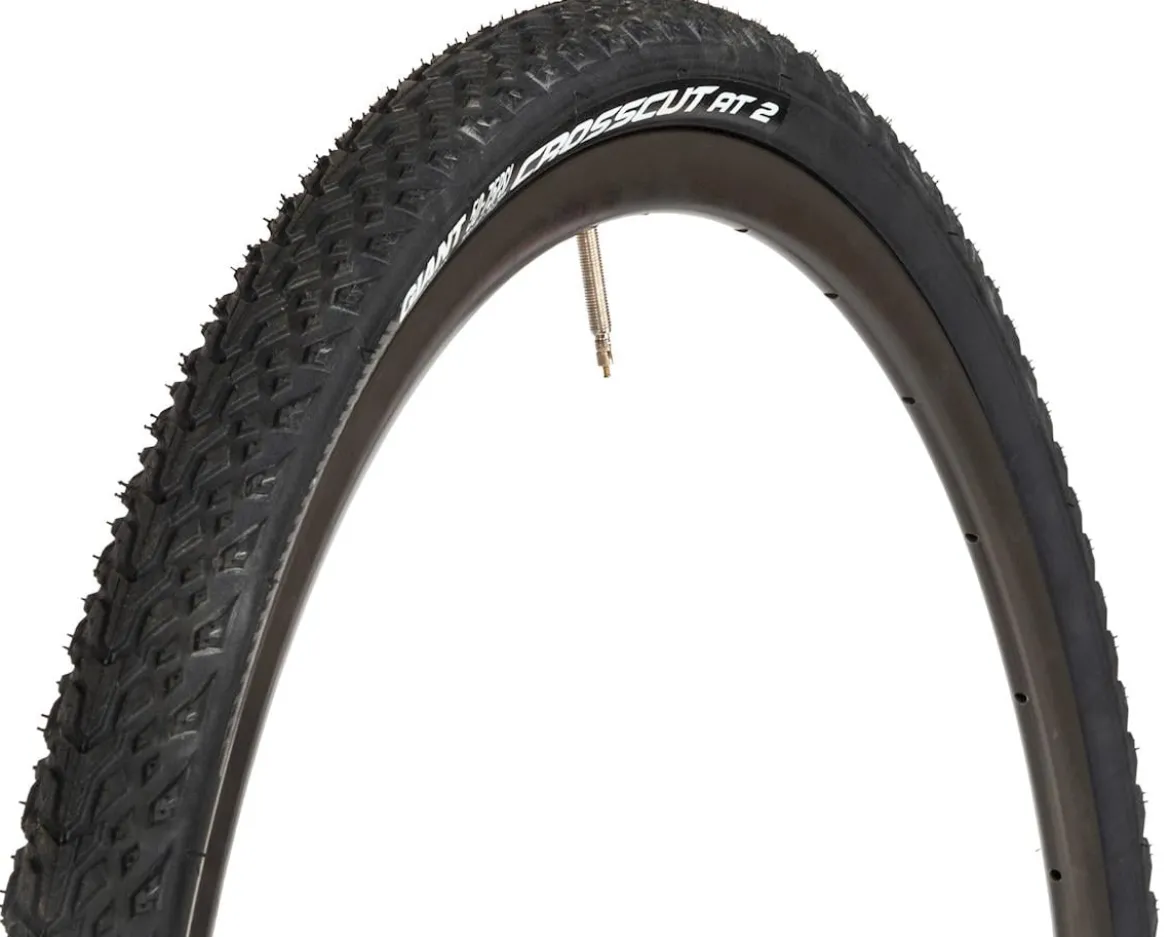 Giant Crosscut AT 2 Tubeless Gravel Tire (Black) (700c) (38mm) (Wire) (Deflect)