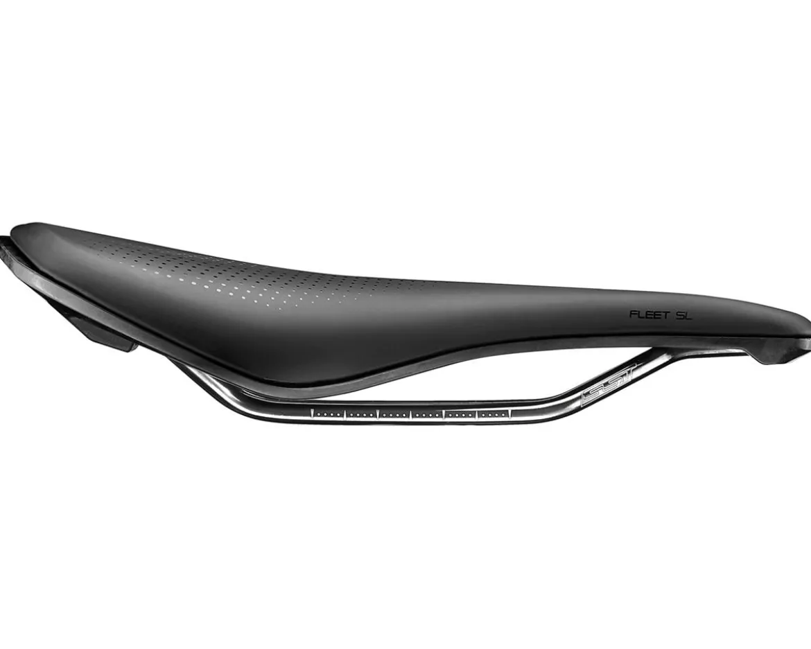 Giant Fleet SL Saddle (Black) (Alloy Rails) (145mm)