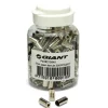 Giant 5mm Brass Brake Housing Ferrules (Silver) (200)