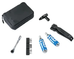 Giant PDQ Quick Fix Wallet (Black) (CO2, Ratchet & Tire Levers) (Road Kit)