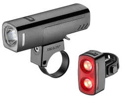 Giant Recon HL1100/Recon TL200 Headlight & Tail Light Set (Black) (1100/200 Lumens)