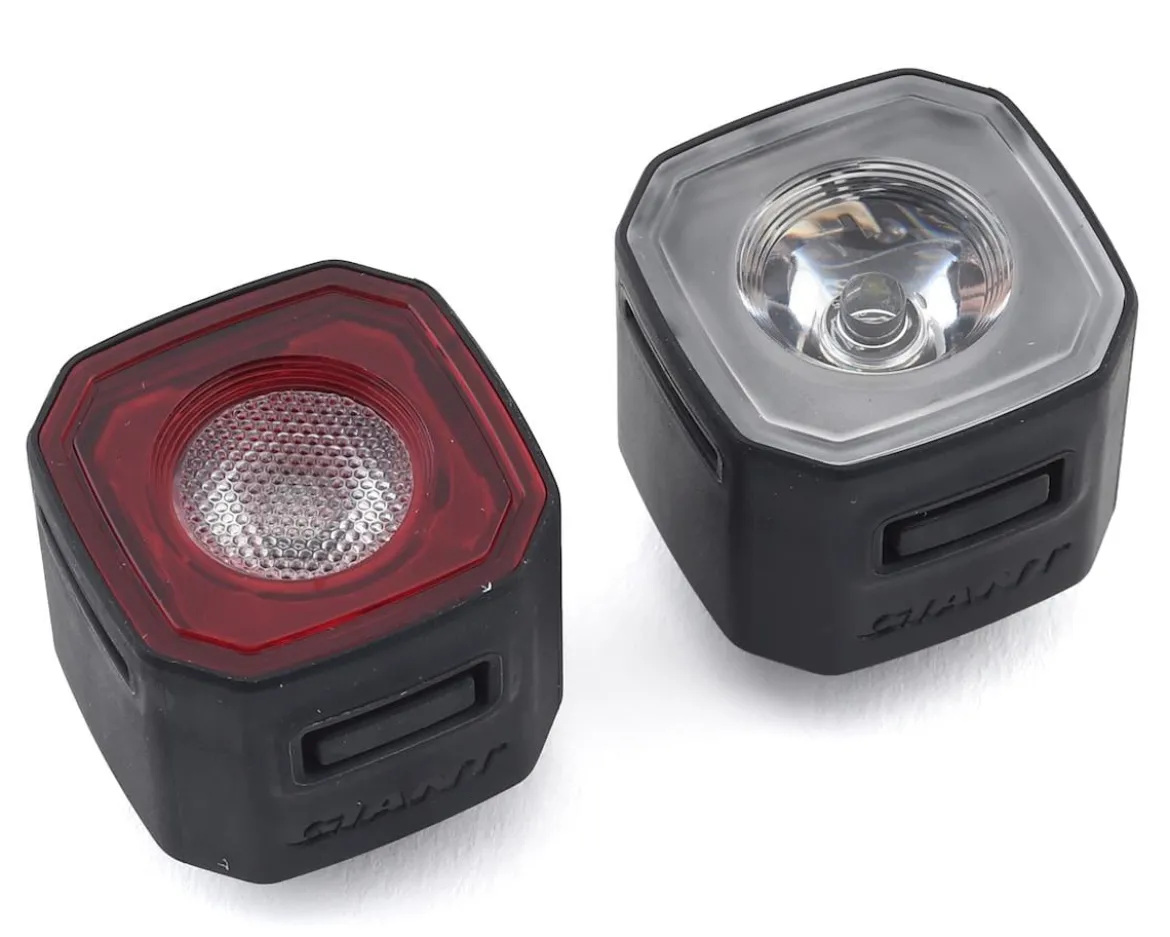 Giant Recon HL100/TL100 Headlight & Tail Light Set (Black) (100/100 Lumens)