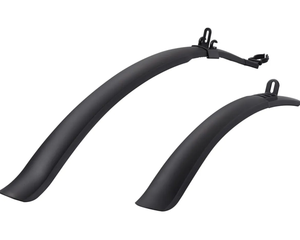 Giant Speedshield Clip-On Bike Fender Set (Black) (700c x 35-45mm)