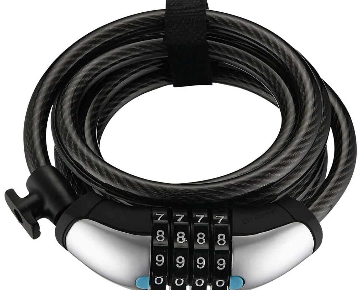 Giant SureLock Flex Combo Coil Cable Lock (10mm x 180cm)