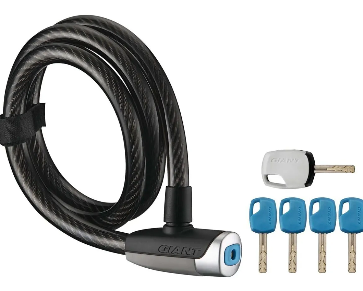 Giant SureLock Flex Key 15 Cable Lock (15mm x 185cm)