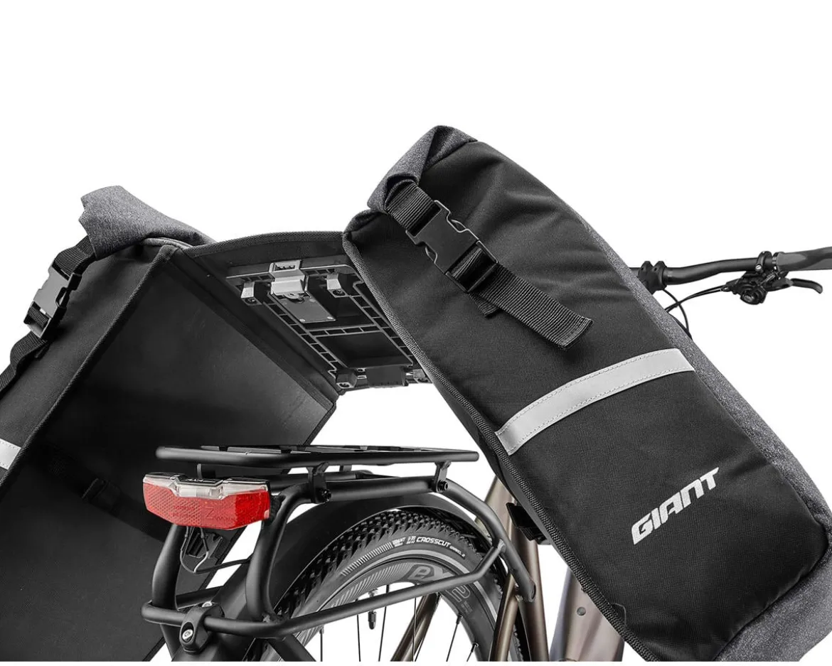 Giant Transporter MIK Pannier Bag (Grey) (48L) (Pair)