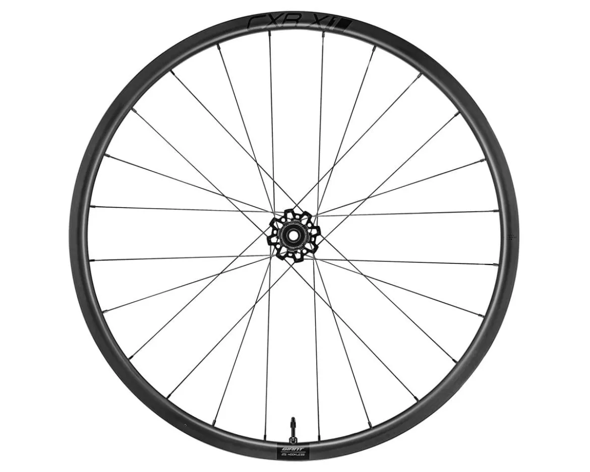 Giant CXR X1 Disc Gravel Wheels (Black) (Shimano HG 11/12) (Rear) (12 x 142mm) (700c) (Centerlock) (Tubeless)